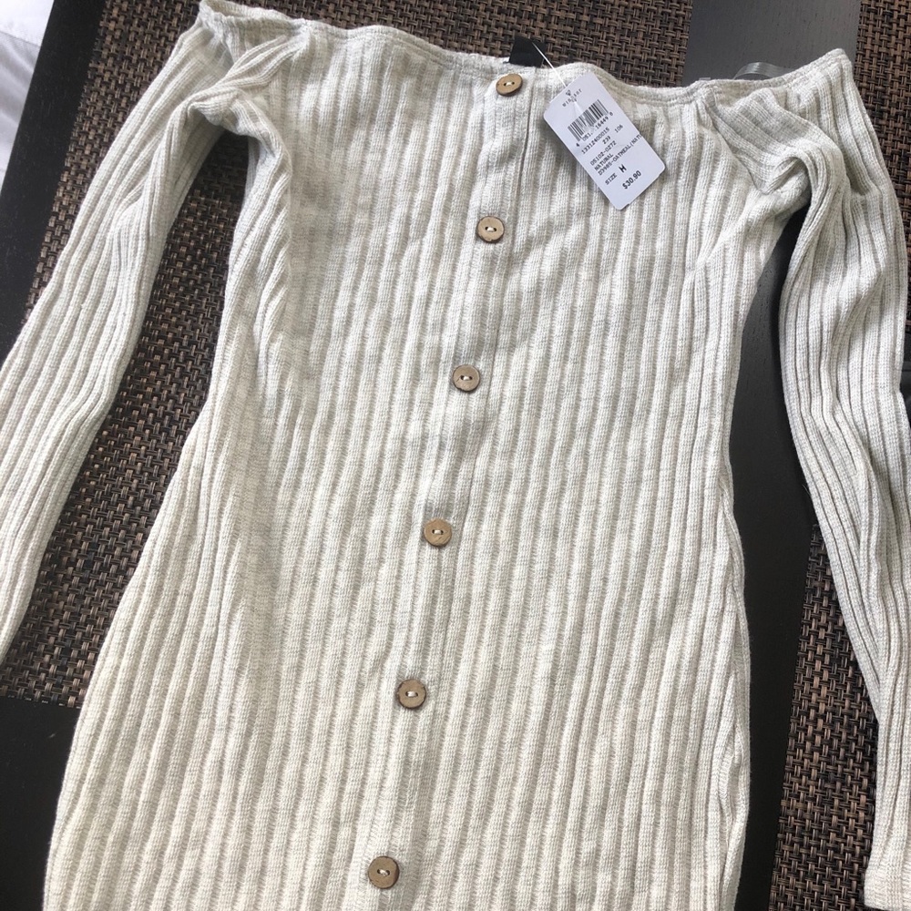 Windsor Off Shoulder Sweater Dress